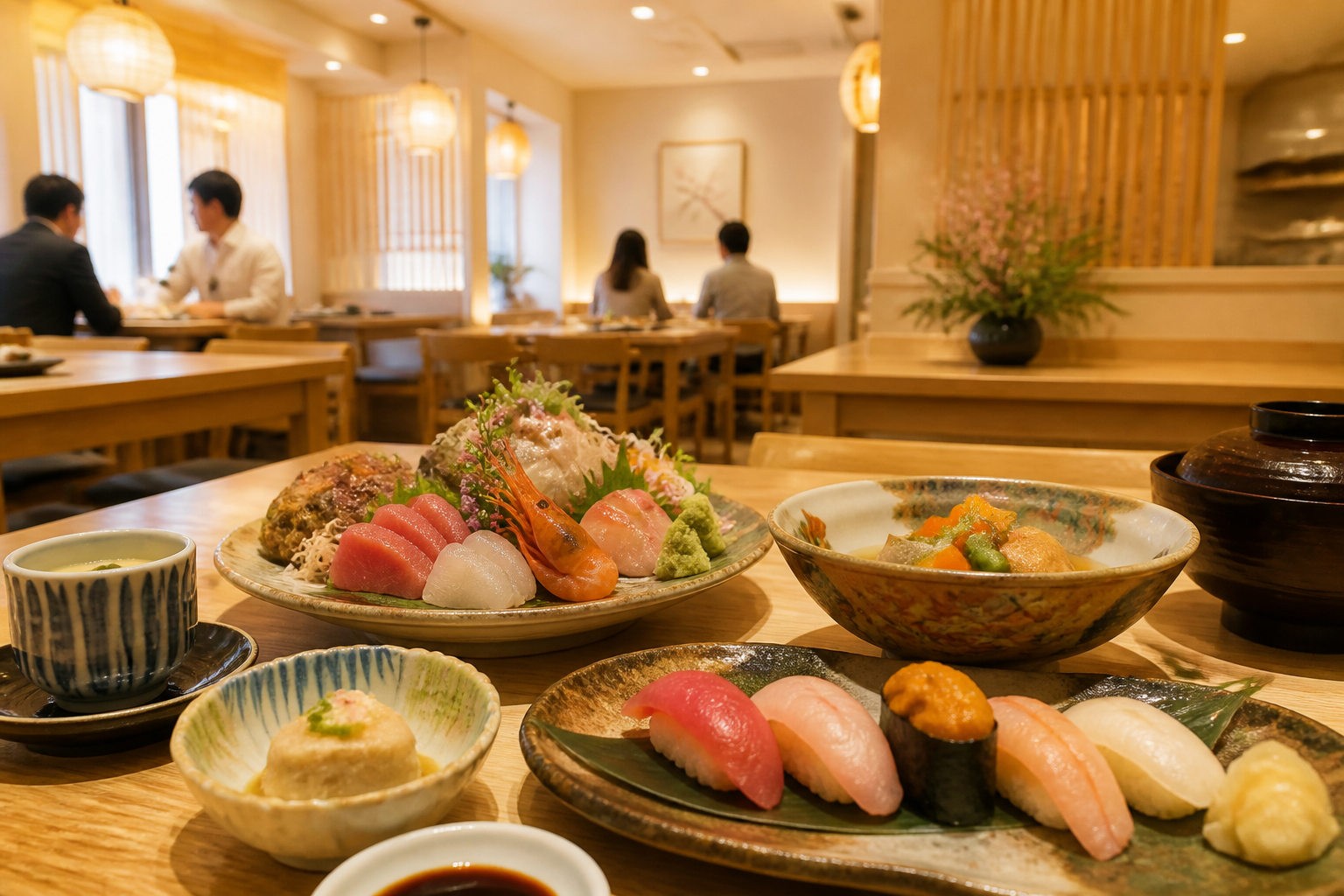 割烹 新橋こまちの店内・料理イメージ