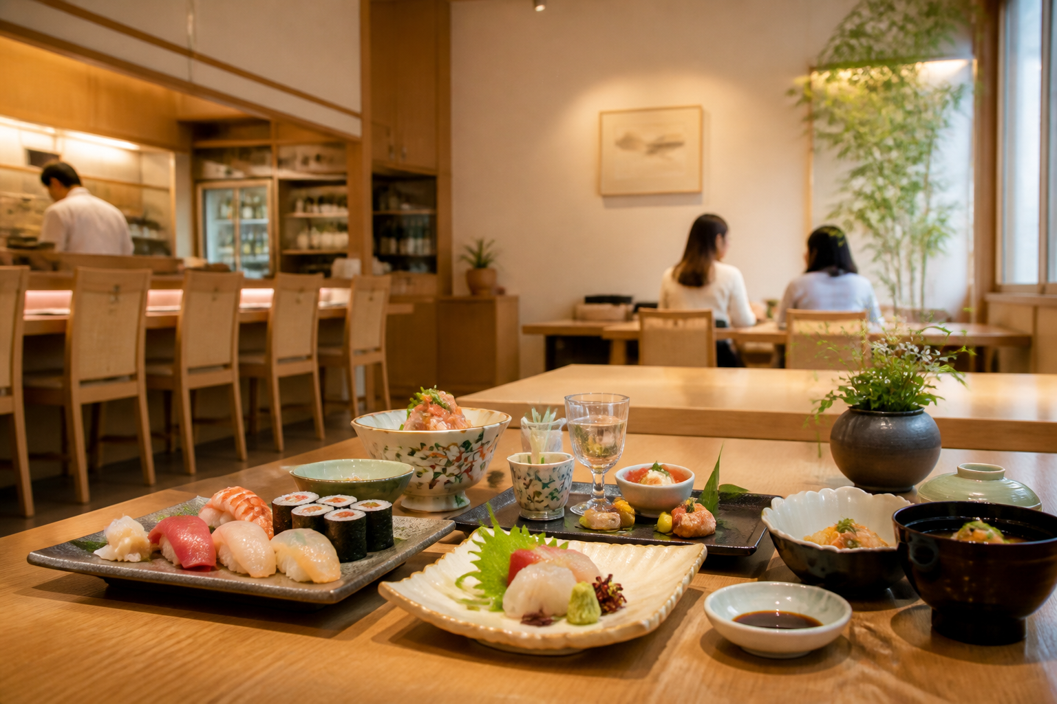 割烹 新橋こまちの店内・料理イメージ