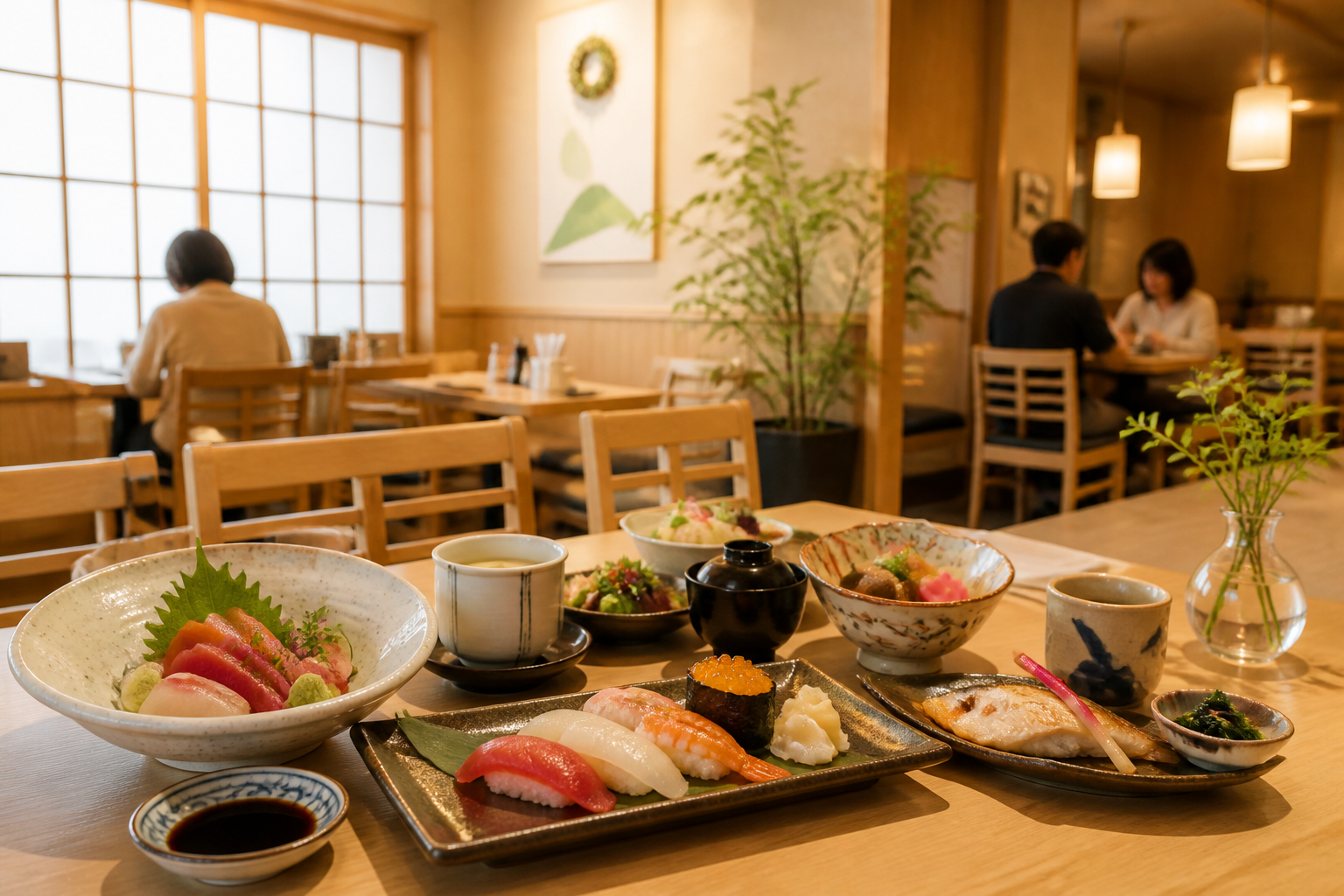 割烹 新橋こまちの店内・料理イメージ