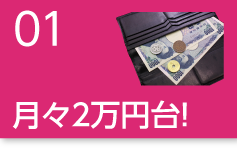 月々2万円台！
