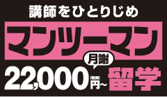 マンツーマン留学