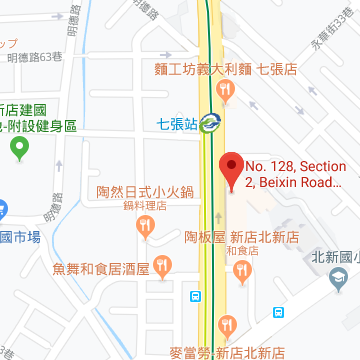七張店の地図
