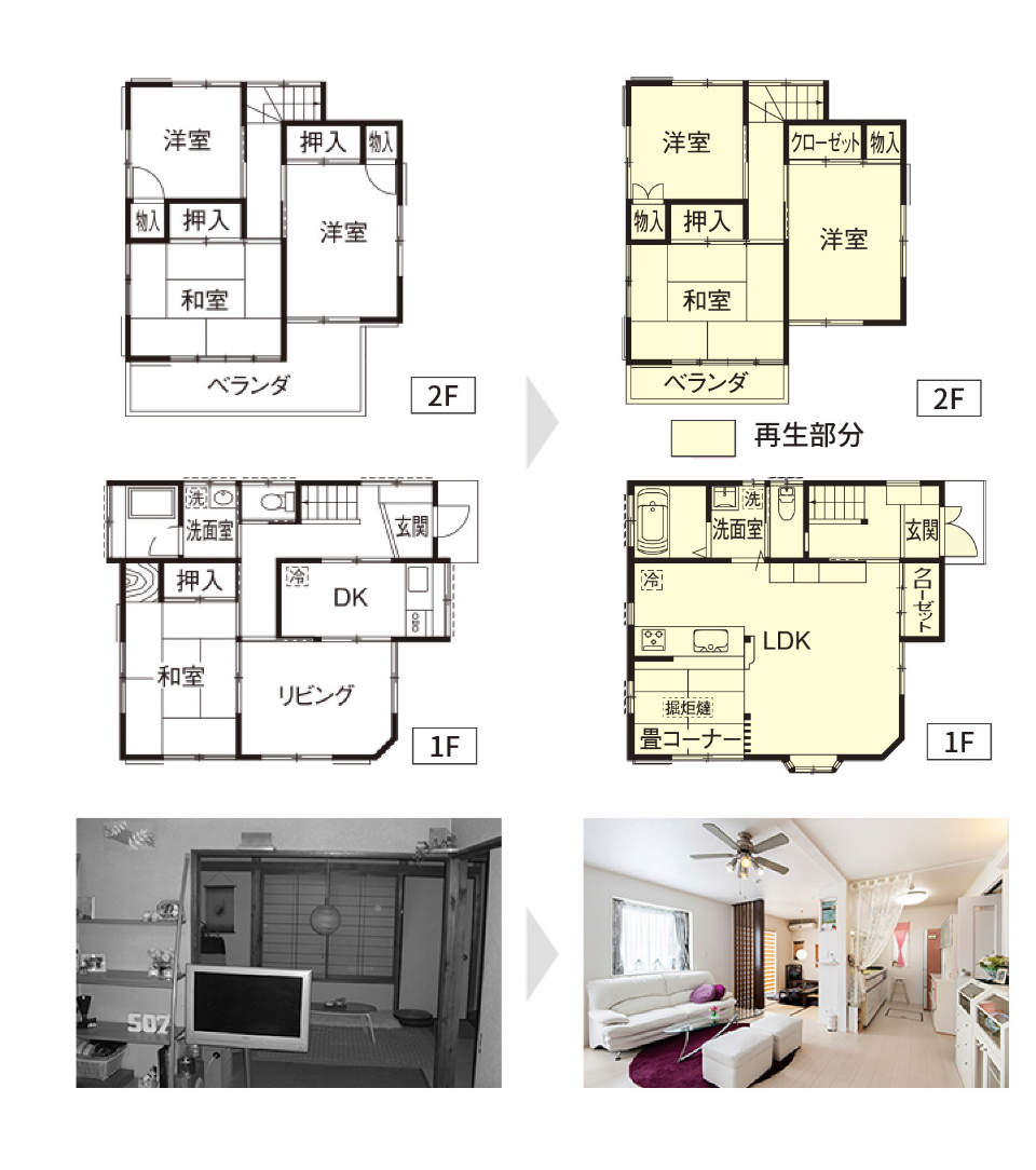 Before After