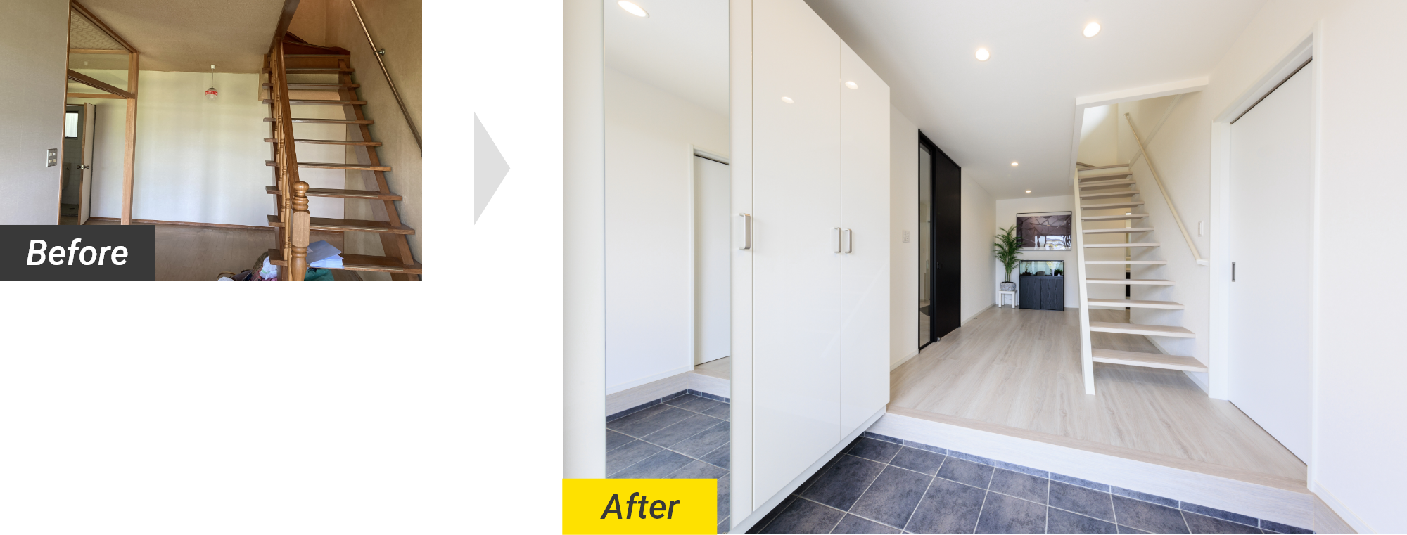 Before After