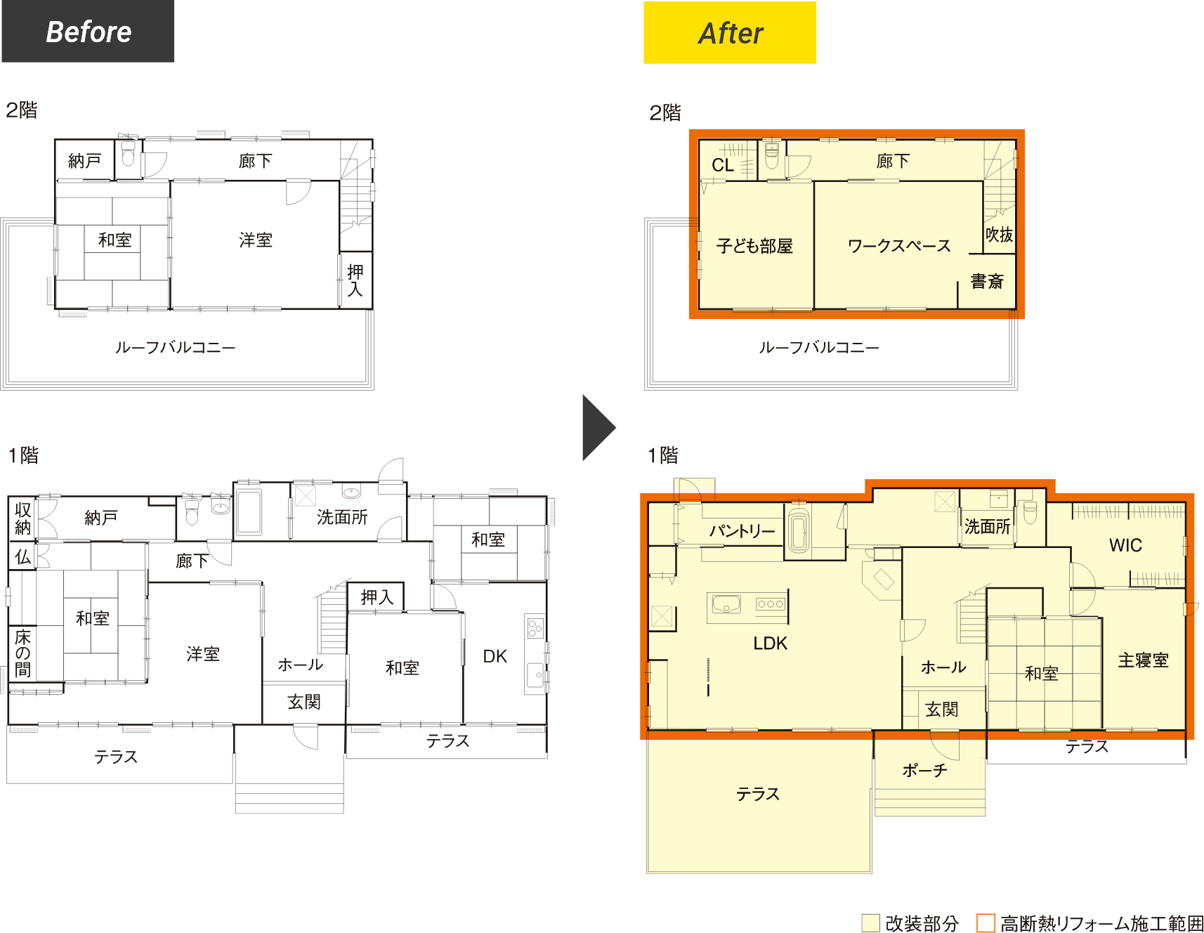 Before After