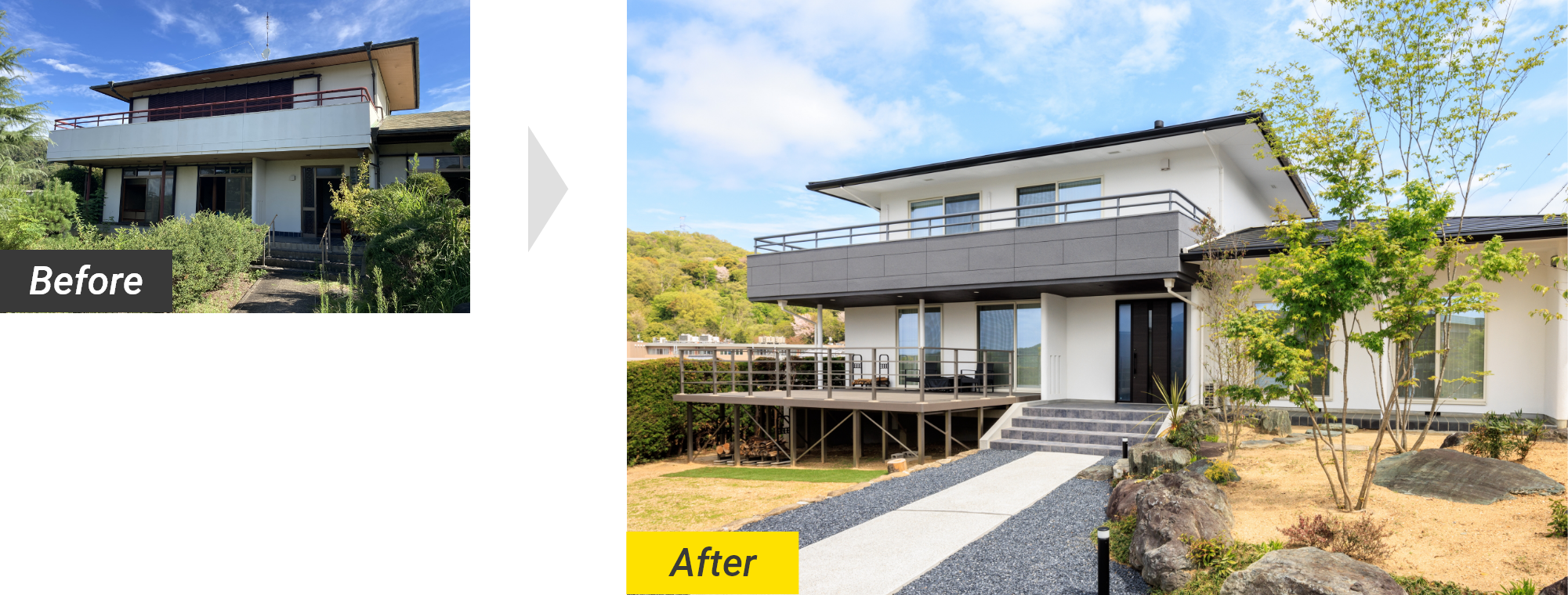 Before After