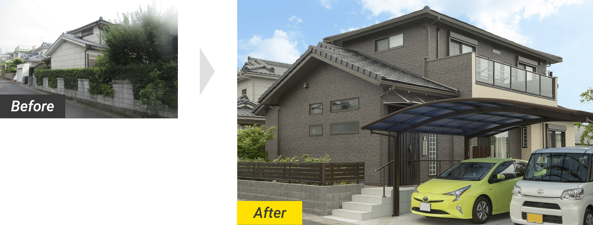 Before After