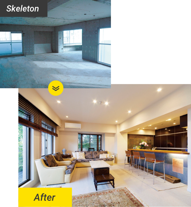 before after