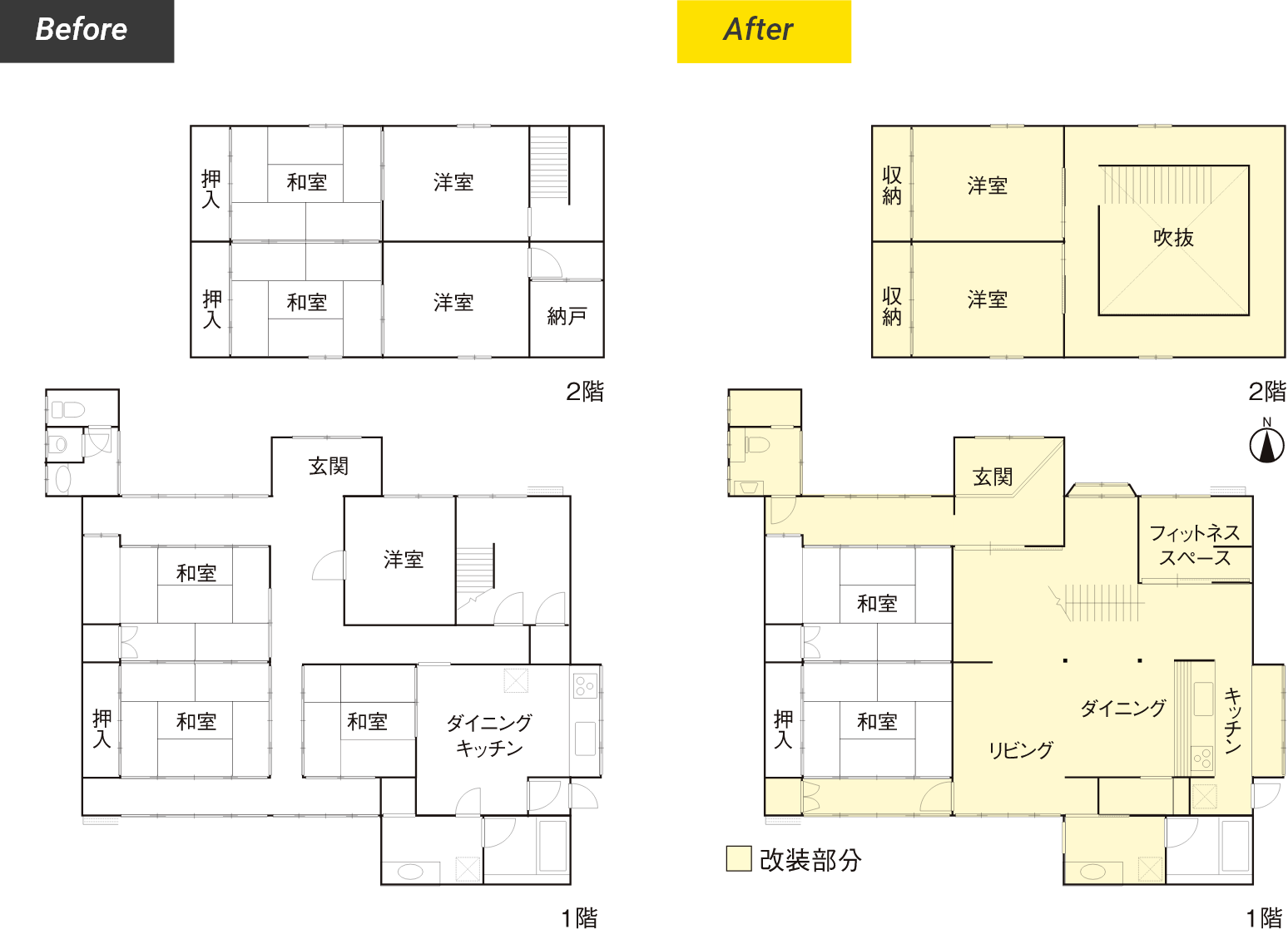 Before After