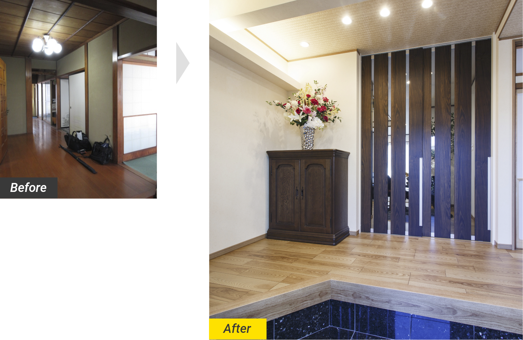 Before After