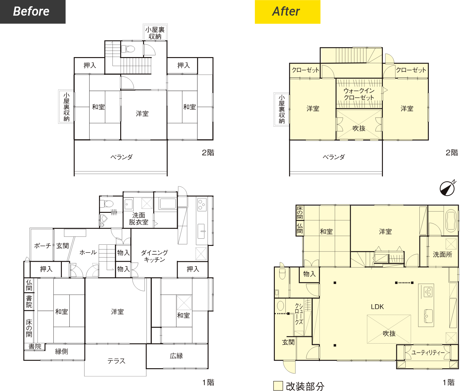 Before After