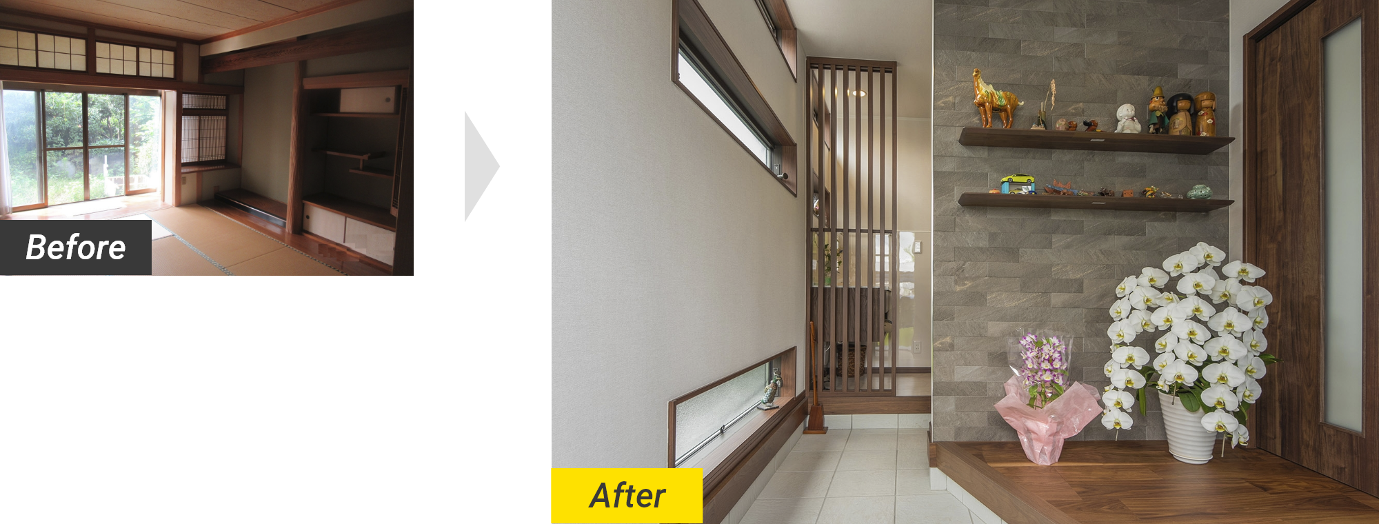 Before After