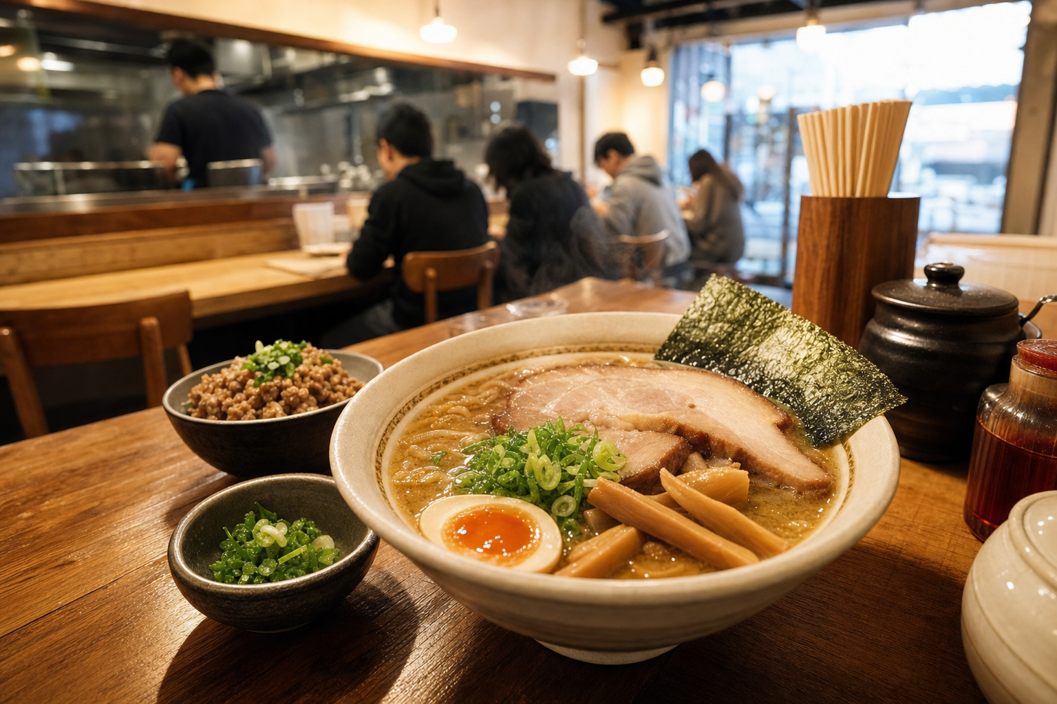 上野らぁめん 灯の写真