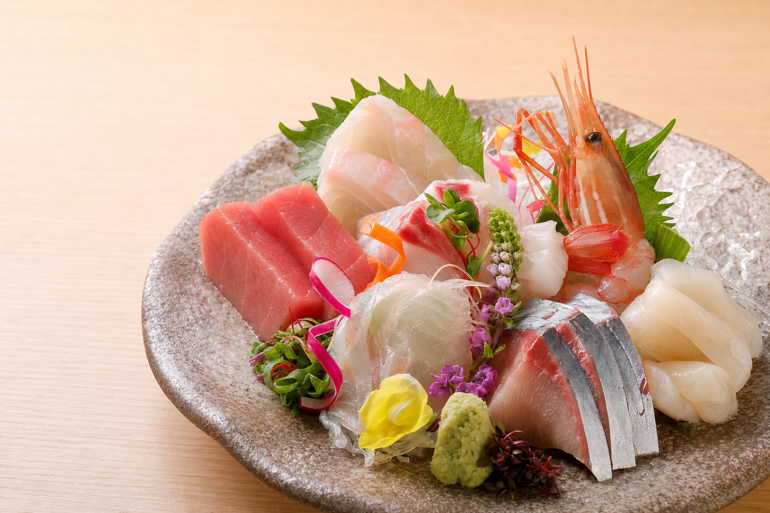 季節のお造り盛り合わせ