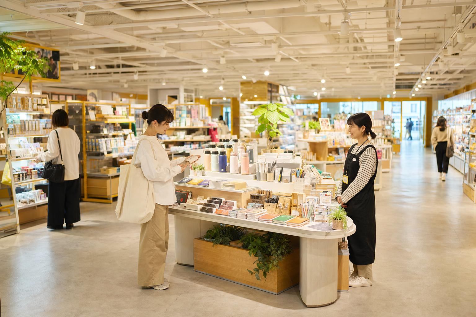 渋谷ロフトの商品が並ぶ売場