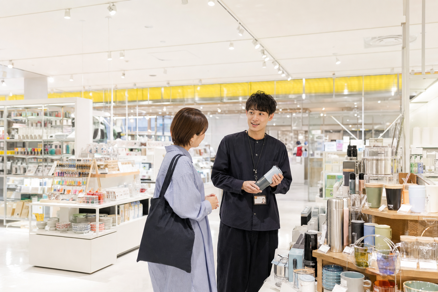 売場に並ぶ多彩な商品の様子