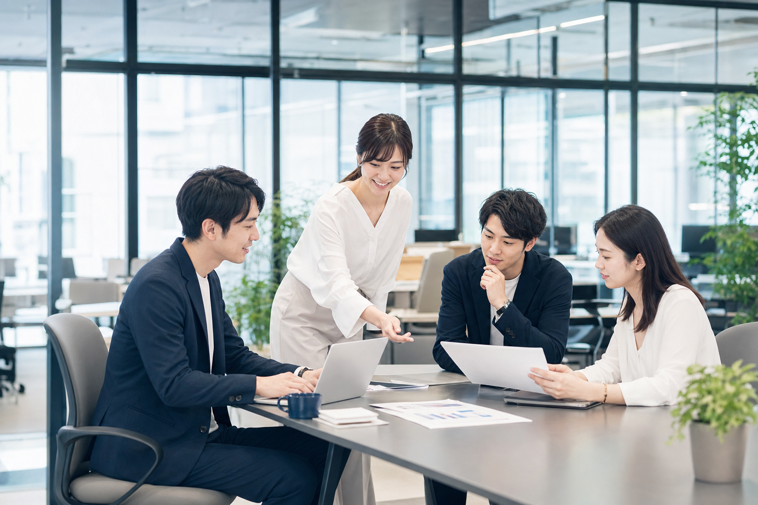 企業活動を支えるチームの業務環境