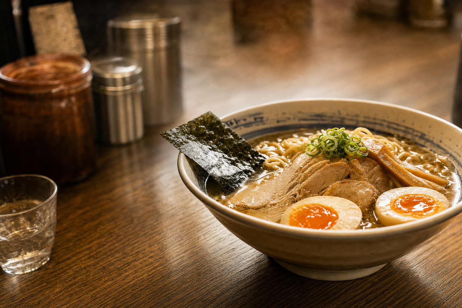 器に盛られたラーメンのメインビジュアル