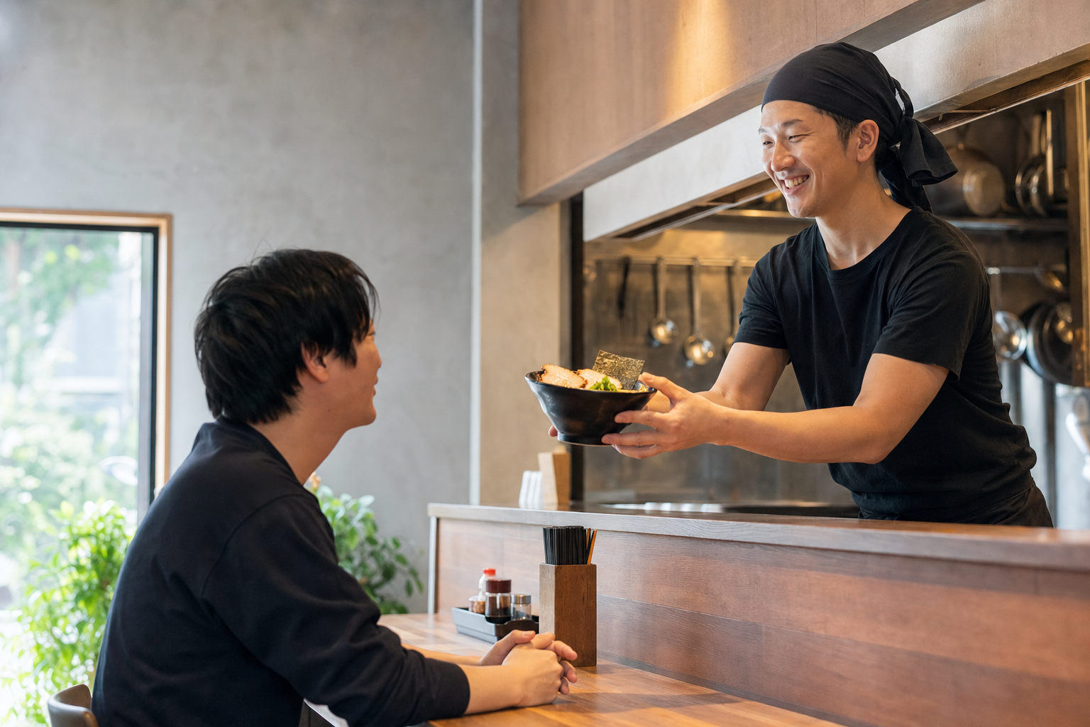 麺料理のお品書きを表すイメージ