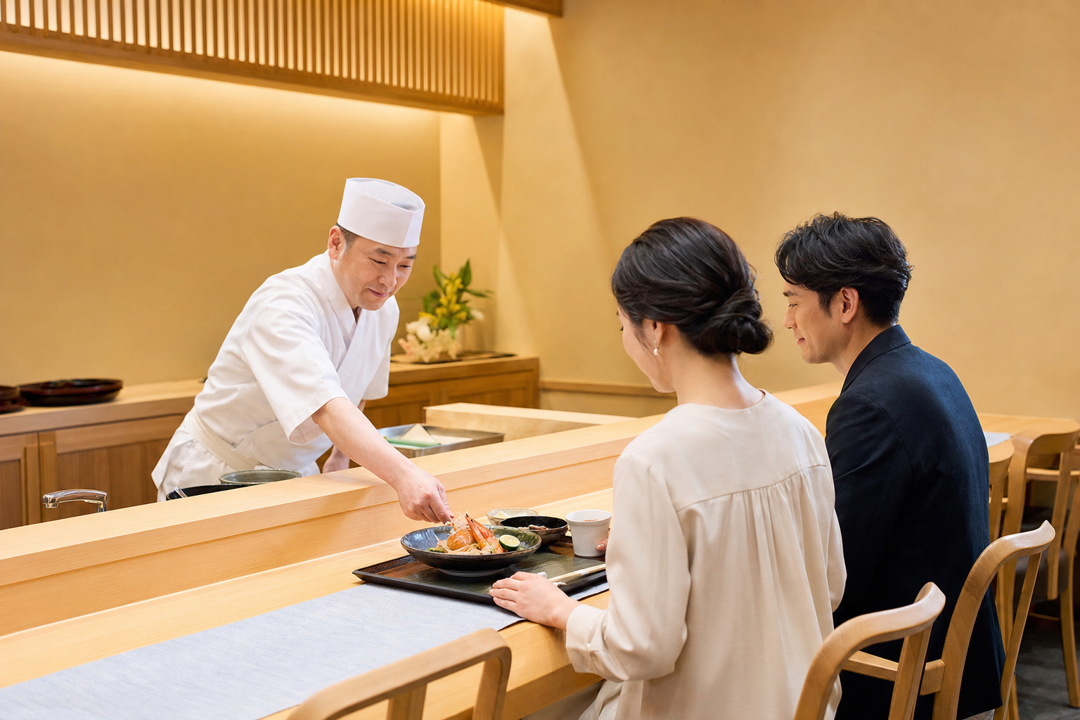 季節の食材を使った日本料理