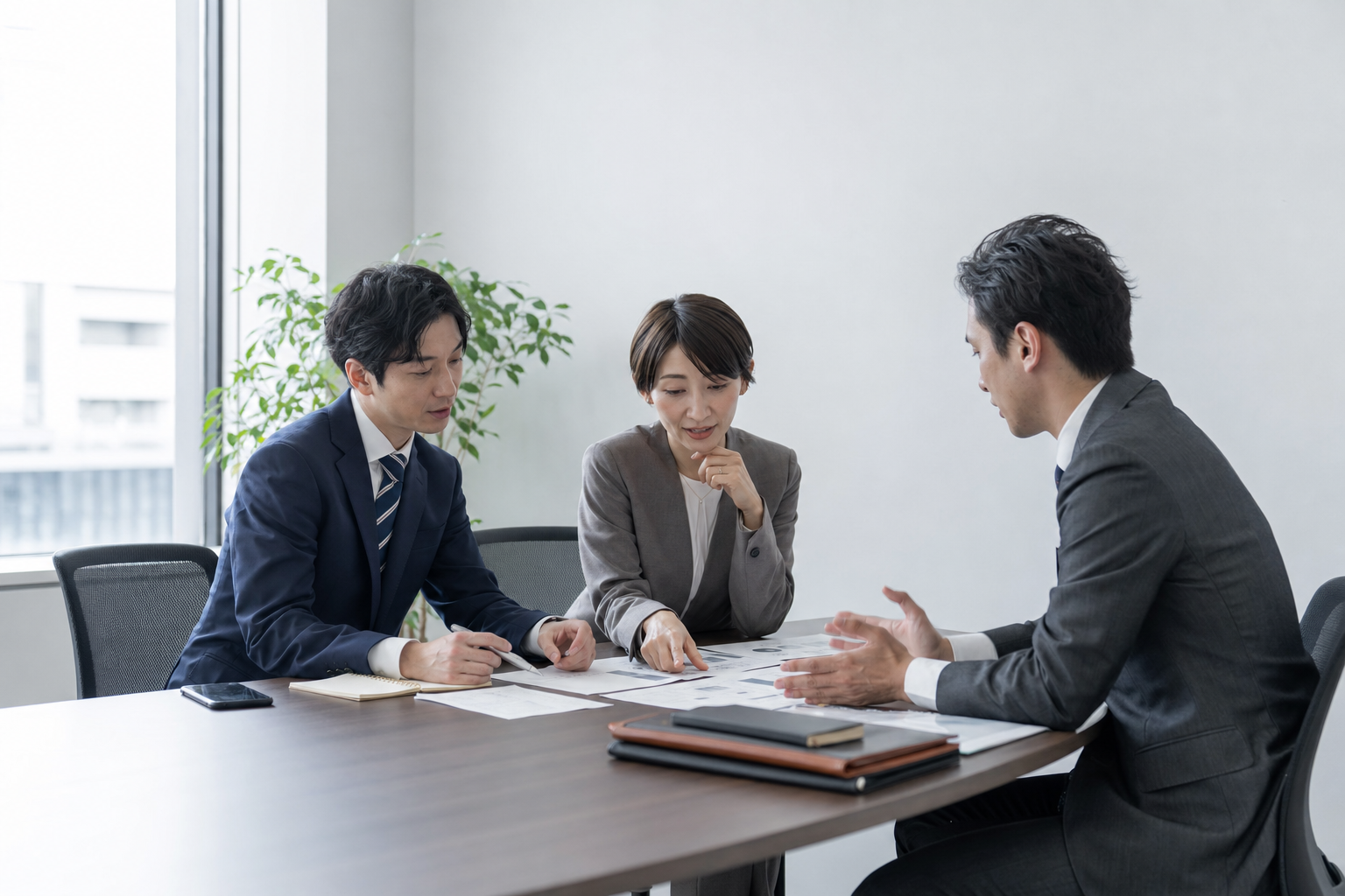調達条件の確認と比較検討を進める業務工程のイメージ