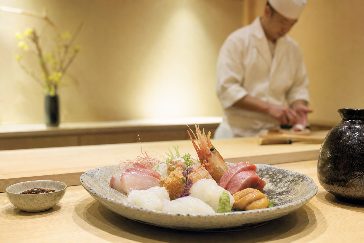 器に盛り付けられた和食